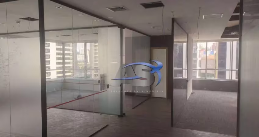 Andar corporativo para alugar, 376 m² por r$ 50.292,01/mês - brooklin - são paulo/sp