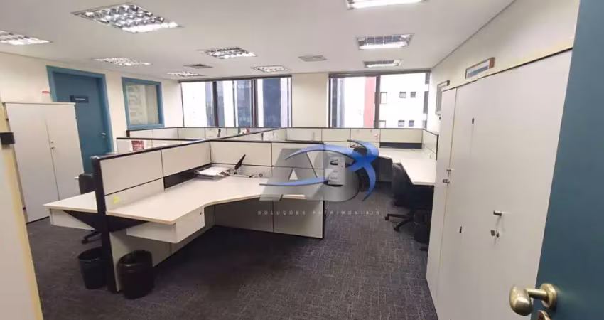 Andar corporativo para alugar, 513 m² por r$ 60.580,21/mês - itaim bibi - são paulo/sp