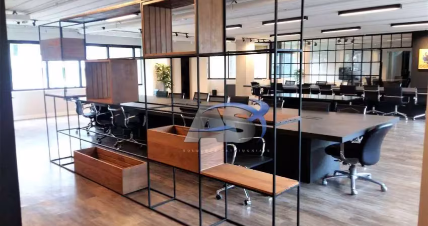 Andar corporativo para alugar, 357 m² por r$ 41.864,08/mês - brooklin - são paulo/sp
