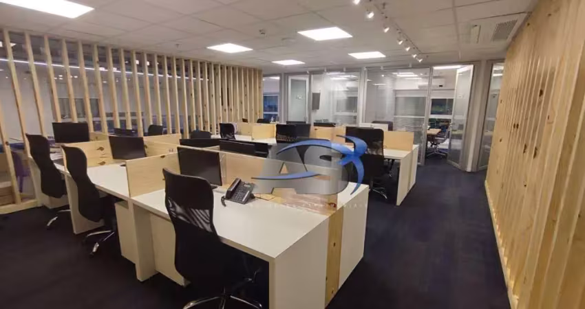 Andar corporativo para alugar, 232 m² por r$ 33.600,00/mês - itaim bibi - são paulo/sp