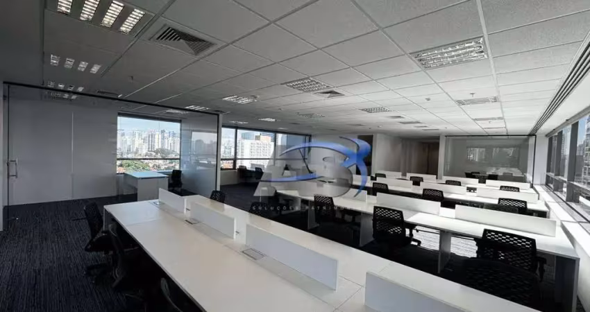 Conjunto para alugar, 266 m² por r$ 39.113,93/mês - cidade monções - são paulo/sp