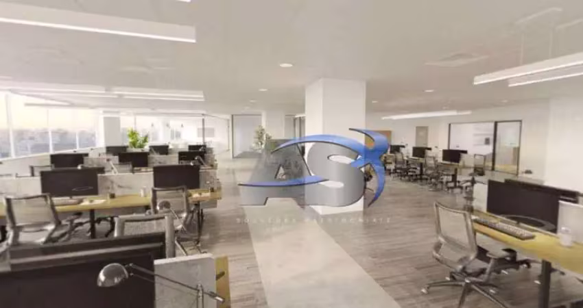 Andar corporativo para alugar, 1539 m² por r$ 123.396,00/mês - vila olímpia - são paulo/sp