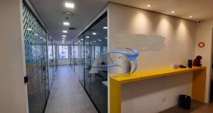 Andar corporativo mobiliado para alugar, 240 m² por r$ 22.990/mês - pinheiros - são paulo/sp