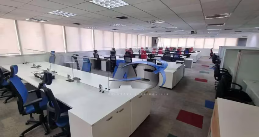 Andar corporativo para alugar, 632 m² por r$ 78.200/mês - itaim bibi - são paulo/sp