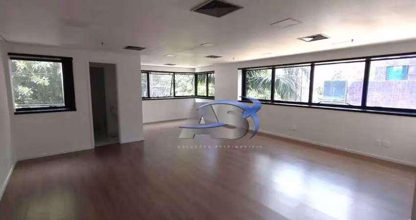 Andar corporativo para alugar, 130 m² por r$ 14.456,88/mês - moema - são paulo/sp