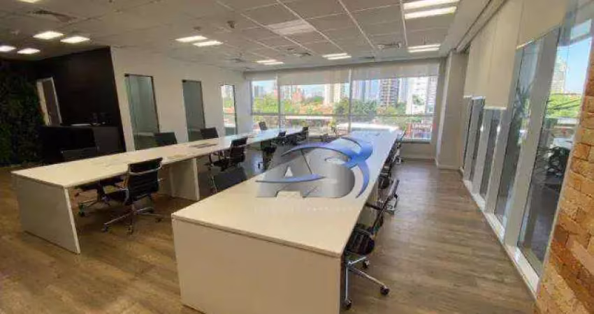 Conjunto para alugar, 206 m² por r$ 34.427,65/mês - brooklin - são paulo/sp