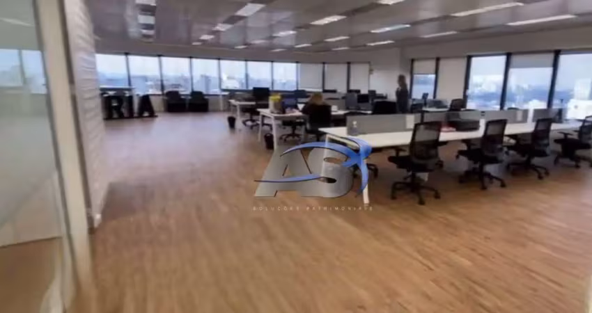 Conjunto em pinheiros faria lima 383m² mobiliado com 10 vagas predio alto padrão.