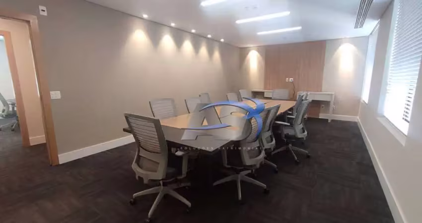 Andar corporativo para alugar, 218 m² por r$ 93.633,00/mês - itaim bibi - são paulo/sp