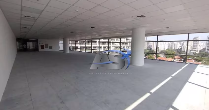 Andar corporativo para alugar, 605 m² por r$ 130.595,01/mês - moema - são paulo/sp