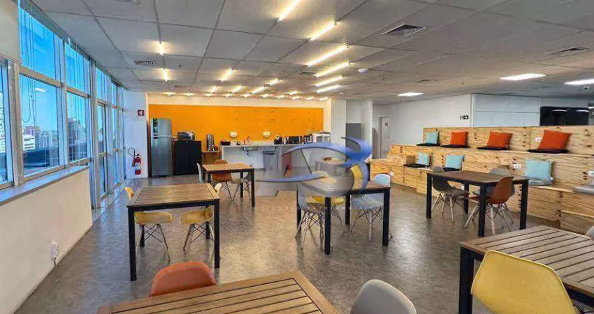 Andar corporativo para alugar, 1339 m² por r$ 148.804,62/mês - brooklin - são paulo/sp