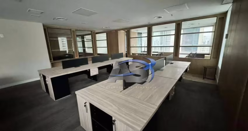 Andar corporativo para alugar, 440 m² por r$ 63.135,00/mês - brooklin - são paulo/sp
