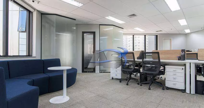 Andar corporativo para alugar, 240 m² por r$ 32.690,43/mês - jardim paulista - são paulo/sp