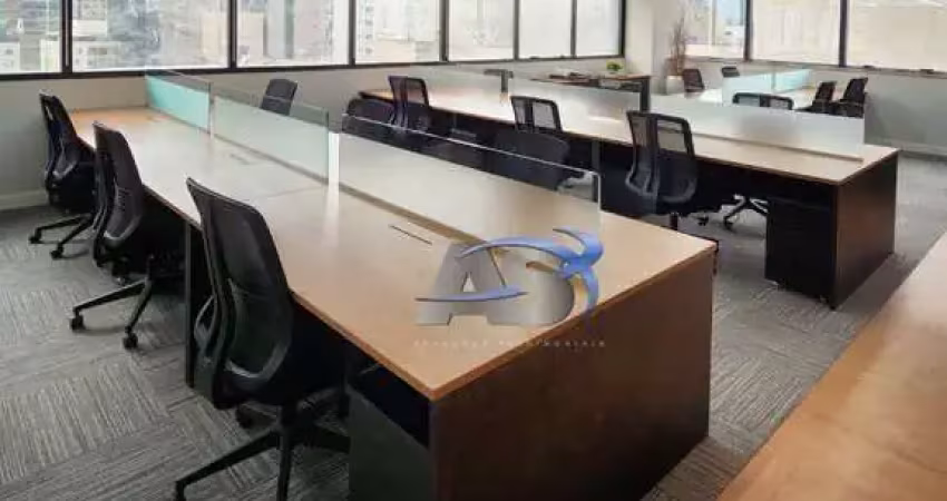 Andar corporativo para alugar, 280 m² por r$ 49.250,00/mês - vila olímpia - são paulo/sp