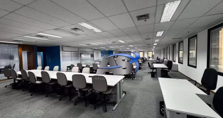 Andar corporativo para alugar, 644 m² por r$ 78.368,37/mês - brooklin - são paulo/sp