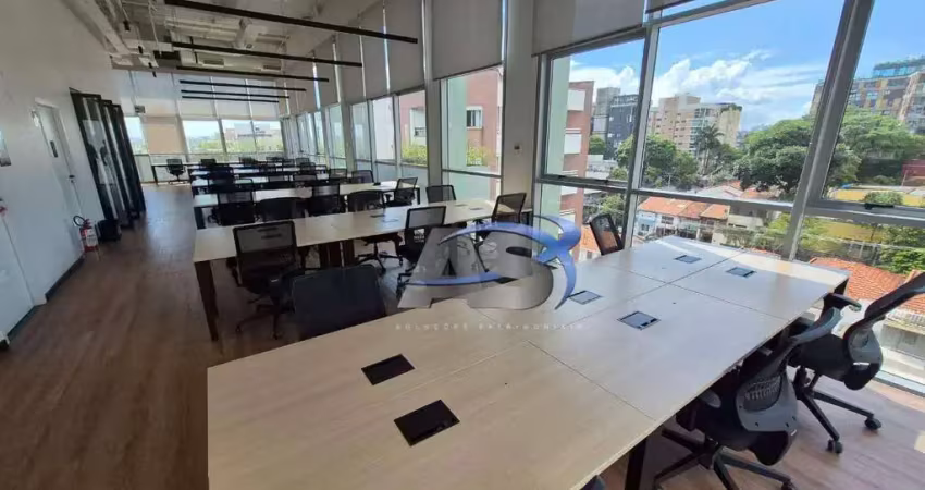 Andar corporativo para alugar, 390 m² por r$ 68.896,90/mês - vila madalena - são paulo/sp
