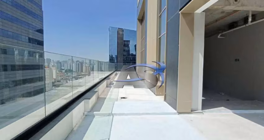 Andar corporativo para alugar, 591 m² por r$ 212.223,01/mês - itaim bibi - são paulo/sp