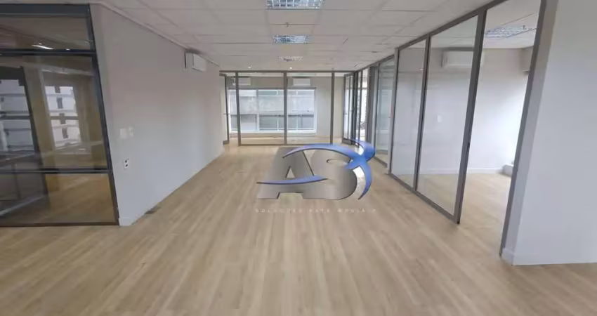 Andar corporativo para alugar, 232 m² por r$ 31.007,00/mês - itaim bibi - são paulo/sp