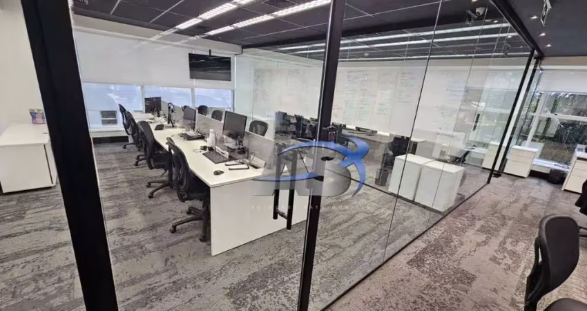 Andar corporativo para alugar, 466 m² por r$ 55.600,00/mês - itaim bibi - são paulo/sp