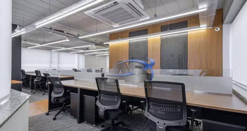 Conjunto para alugar, 280 m² por r$ 39.618,00/mês - brooklin - são paulo/sp