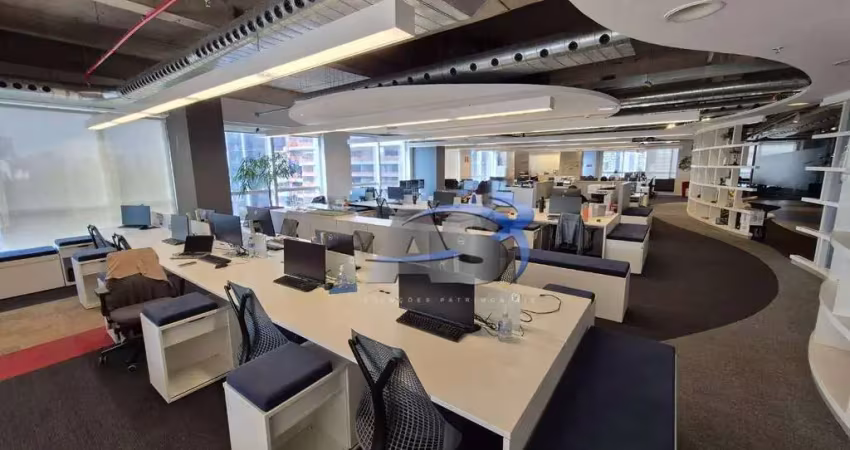Andar corporativo mobiliado para alugar, 666 m² por r$ 134.758/mês - pinheiros - são paulo/sp