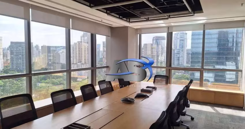 Andar corporativo para alugar, 678 m² por r$ 236.033,24/mês - itaim bibi - são paulo/sp