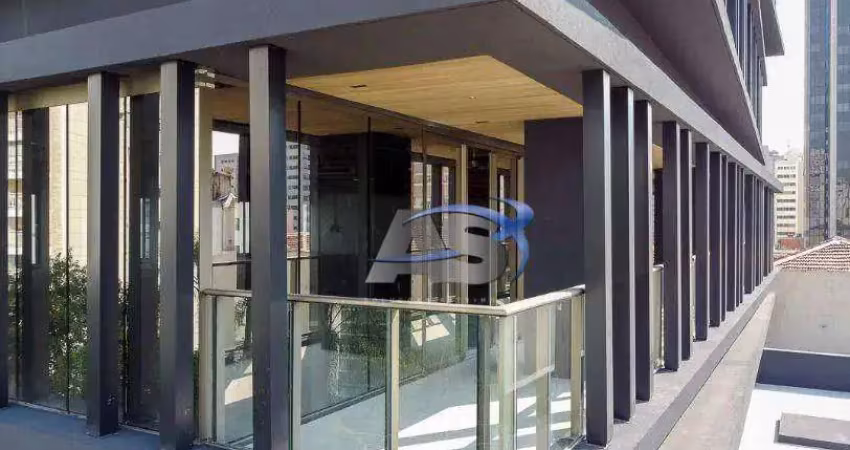 Andar corporativo para alugar, 859 m² por r$ 278.316,00/mês - itaim bibi - são paulo/sp