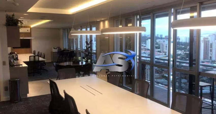 Conjunto para alugar, 126 m² por r$ 26.293,00/mês - brooklin - são paulo/sp