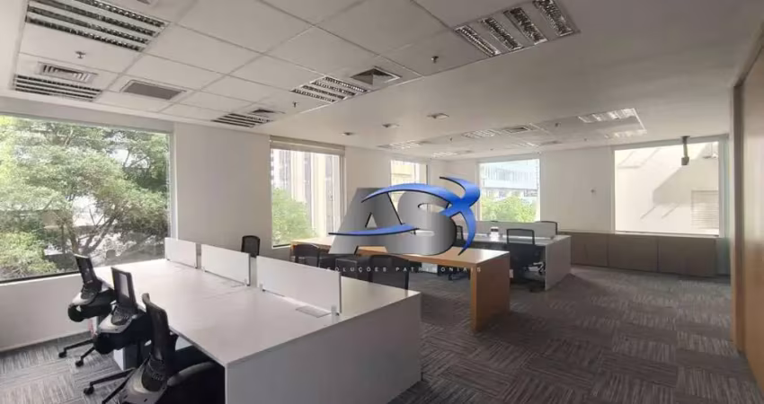 Andar corporativo para alugar, 218 m² por r$ 92.806,00/mês - itaim bibi - são paulo/sp