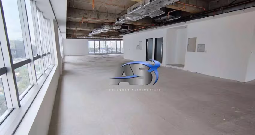 Andar corporativo para alugar, 1020 m² por r$ 102.159,24/mês - brooklin - são paulo/sp
