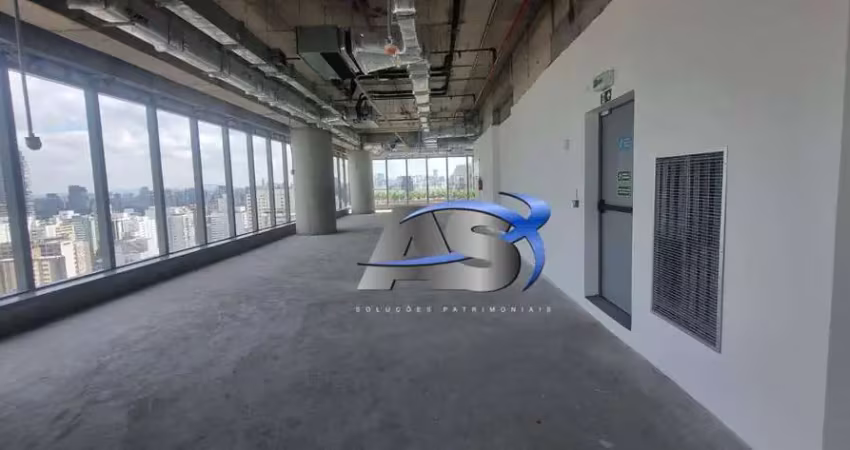 Andar corporativo para alugar, 1176 m² por r$ 328.104,00/mês - itaim bibi - são paulo/sp