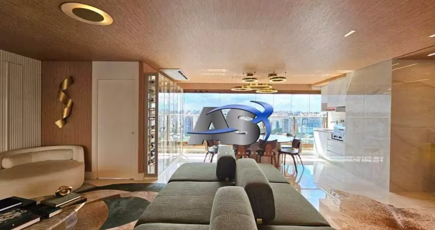 Apartamento com 3 suítes à venda, 147 m² por r$ 3.900.000 - campo belo - são paulo/sp