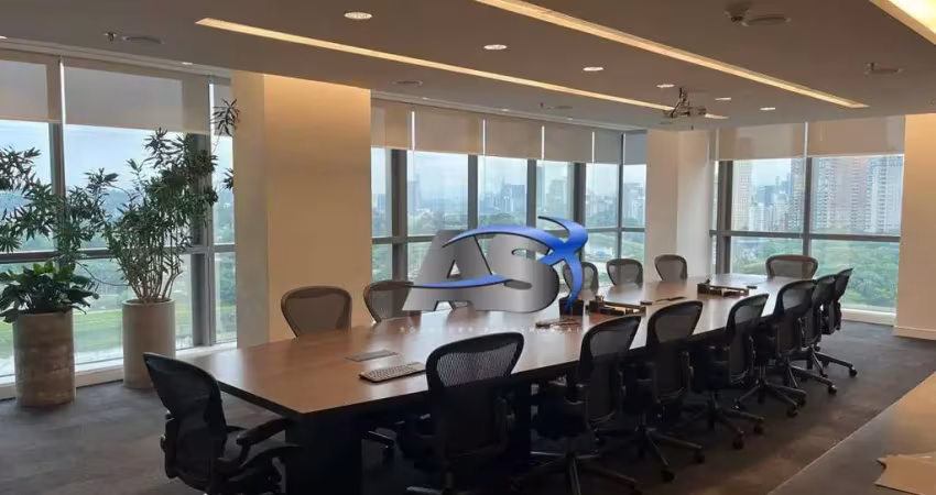 Andar corporativo para alugar, 678 m² por r$ 229.550,00/mês - itaim bibi - são paulo/sp