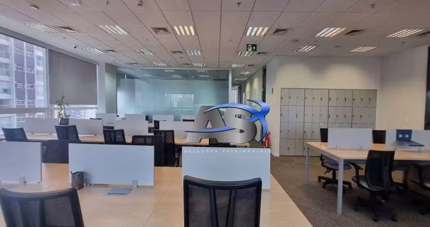 Andar corporativo para alugar, 514 m² por r$ 84.627,94/mês - brooklin - são paulo/sp