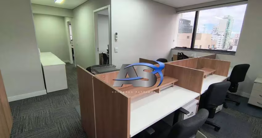Conjunto para alugar, 99 m² por r$ 17.000,00/mês - moema - são paulo/sp
