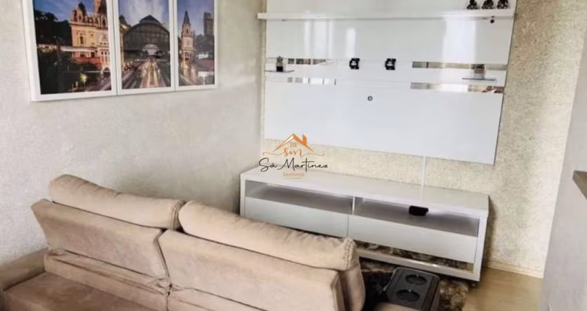 Apartamento à venda em Jundiaí-SP, bairro Recanto Quarto Centenário: 2 quartos, 2 salas, 1 banheiro, garagem - 52m².