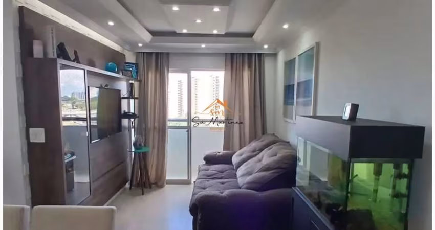 Apartamento à venda em Jundiaí-SP, Vila Jundiainópolis: 2 quartos, 2 salas, 1 banheiro, 1 vaga, 60m²!