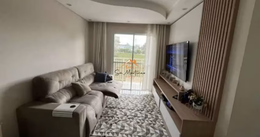 Apartamento à venda em várzea paulista-sp, no jardim maria de fátima, com 3 quartos e 2 vagas de garagem!