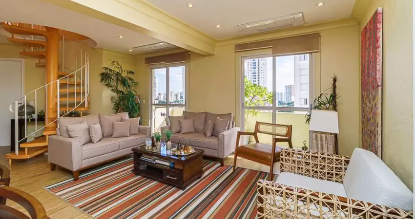 Deslumbrante cobertura para venda em vila paulista com 3 quartos, sendo 2 suítes, 231m²