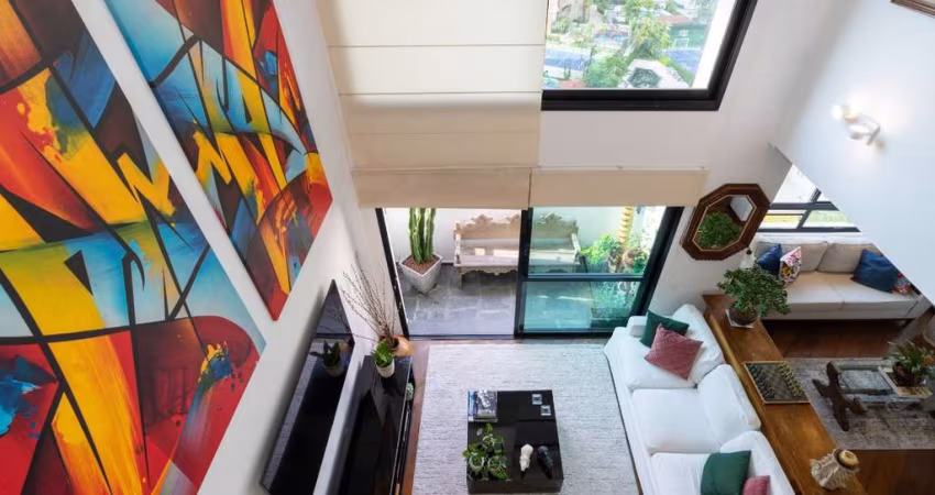Versátil duplex para venda com 3 quartos, sendo 3 suítes, 184.5m²