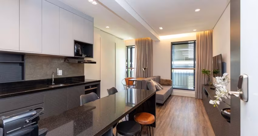 Confortável studio para venda com 1 quarto, sendo 1 suíte, 41m²