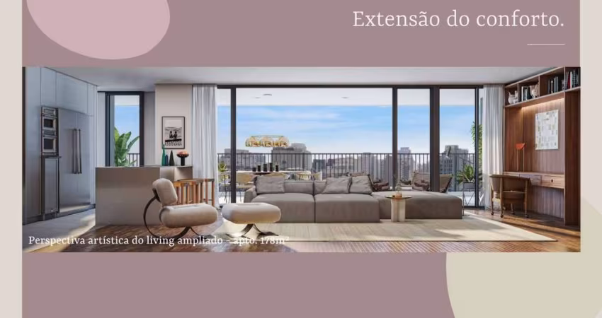 Deslumbrante apartamento tipo para venda com 3 quartos, sendo 3 suítes, 176m²