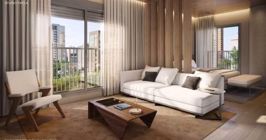 Atraente studio para venda, 39m²