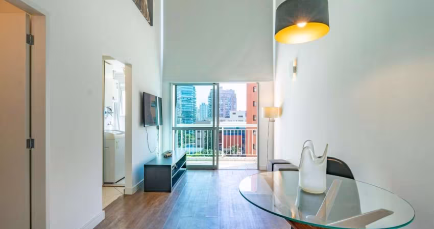 Elegante apartamento tipo para venda com 1 quarto, sendo 1 suíte, 44m²