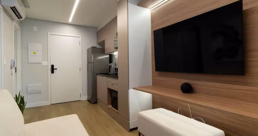 Aconchegante apartamento tipo para venda em pinheiros com 1 quarto, 34m²
