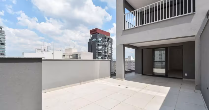 Confortável apartamento garden para venda em pinheiros com 1 quarto, 80m²