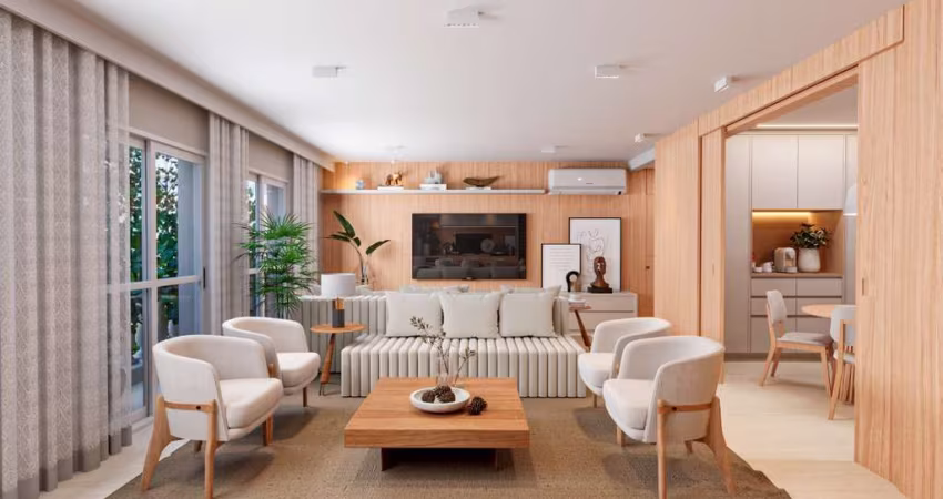 Funcional apartamento tipo para venda com 3 quartos, sendo 3 suítes, 170m²