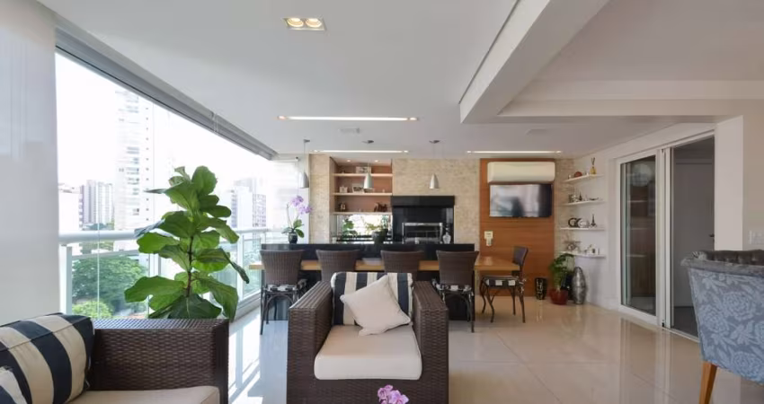 Elegante apartamento tipo para venda com 3 quartos, sendo 3 suítes, 162m²