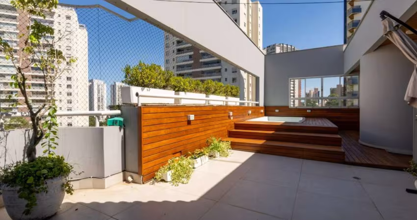 Deslumbrante cobertura para venda com 4 quartos, sendo 3 suítes, 255m²