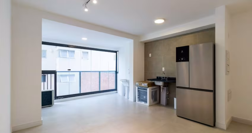 Aconchegante apartamento tipo para venda com 1 quarto, sendo 1 suíte, 46m²