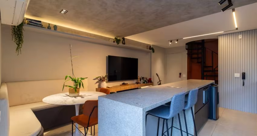 Funcional duplex para venda com 2 quartos, sendo 1 suíte, 58m²